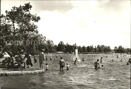 Schneeberg Erzgebirge Strandbad Filzteich Kat. Schneeberg