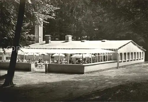 Stubbenkammer Ruegen HO Gaststaette am Koenigsstuhl Kat. Sassnitz