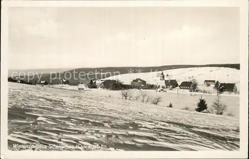 Schellerhau Winterpanorama Kat. Altenberg