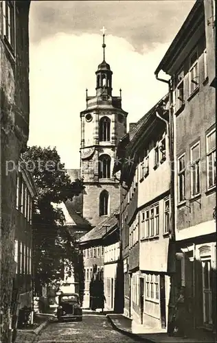 Schleusingen Kirchgasse Kirche Kat. Schleusingen