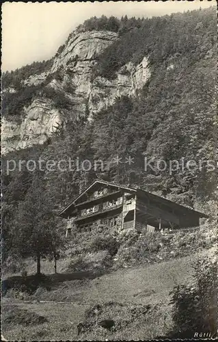 Ruetli Wohnhaus in den Bergen Kat. Ruetli