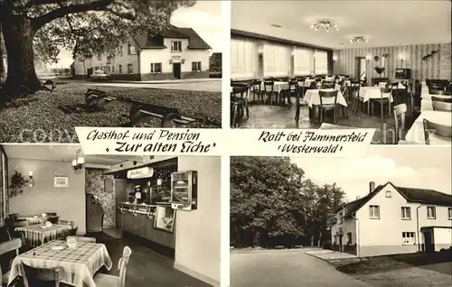 Rott Westerwald Gasthof Pension Zur alten Eiche Kat. Rott