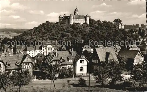 Montabaur Westerwald Ortsansicht mit Schloss Kat. Montabaur