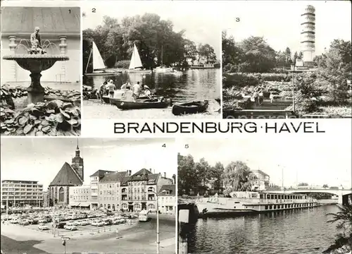 Brandenburg Havel Fritze Bollmann An der Malge Friedenswarte auf dem Marienberg MS Aktivist Kat. Brandenburg