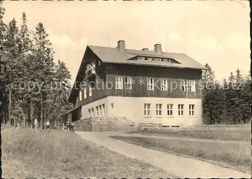 Hormersdorf Erzgebirge Jugendherberge Adolf Hennecke Kat. Hormersdorf Erzgebirge