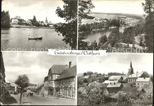 Guentersberge  Teilansicht mit Kirche  Kat. Guentersberge