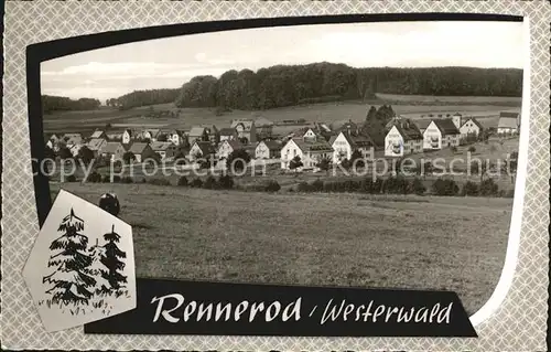 Rennerod Teilansicht Hoehenluftkurort Kat. Rennerod