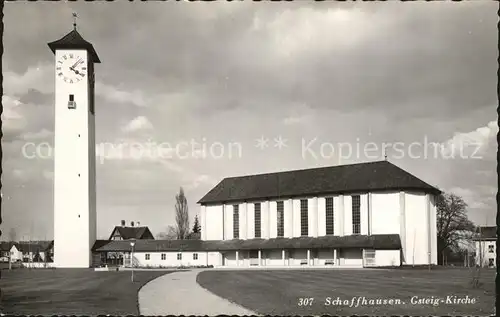 Schaffhausen SH Gsteig Kirche Kat. Schaffhausen