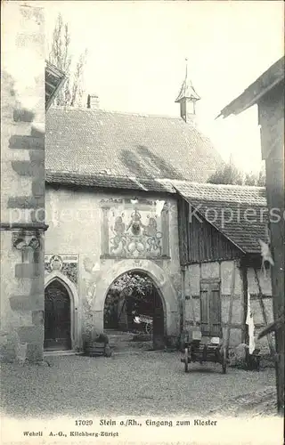 Stein Rhein Klostereingang Kat. Stein Rhein