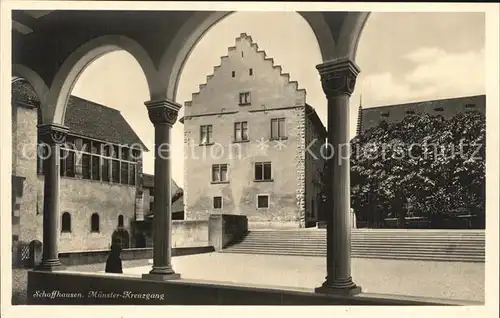 Schaffhausen SH Muenster Kreuzgang Kat. Schaffhausen