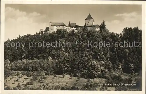 Stein Rhein Schloss Hohenklingen Kat. Stein Rhein