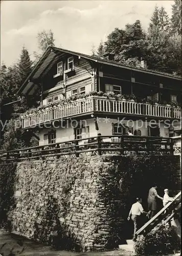 Bad Blankenburg Schweizerhaus im Schwarzatal Kat. Bad Blankenburg