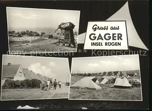 Gager Wasserturm Campingplatz Kat. Gager