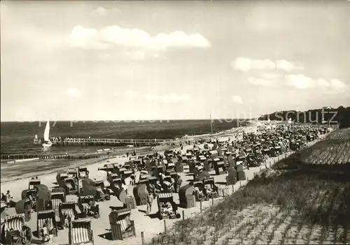 Kuehlungsborn Ostseebad Strand Kat. Kuehlungsborn