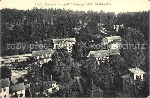 Bad Schweizermuehle Saechsische Schweiz Teilansicht Kat. Schweizermuehle Rosenthal Bielatal