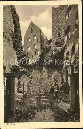 Wertheim Main Schlossruine Kat. Wertheim