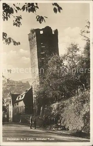 Dausenau Schiefer Turm Kat. Dausenau