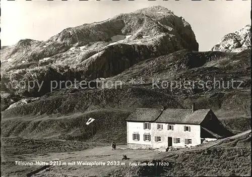 Tilisunahuette mit Weissplatte Kat. Tschagguns Vorarlberg