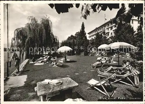 Locarno Lago Maggiore Lido Hotel Reber au Lac / Locarno /Bz. Locarno