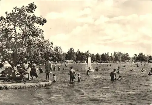 Schneeberg Erzgebirge Strandbad Filzteich Kat. Schneeberg