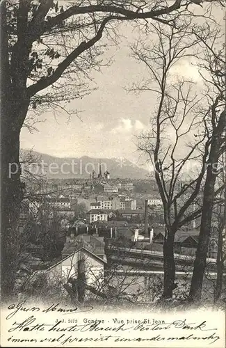 Geneve GE Blick Saint Jean Kat. Geneve