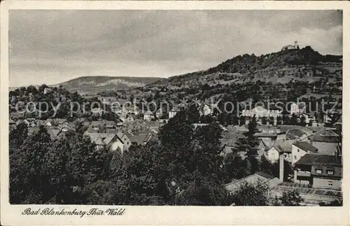 Bad Blankenburg Stadtansicht Kat. Bad Blankenburg