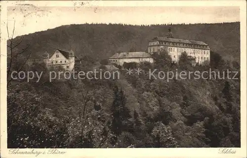 Schwarzburg Thueringer Wald Schloss Kat. Schwarzburg