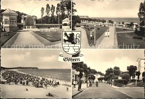 Goehren Ruegen Strand  Kat. Goehren Ostseebad Ruegen