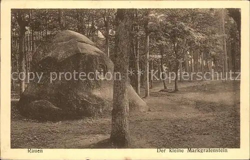 Rauen Fuerstenwalde kleiner Markgrafenstein Kat. Rauen Fuerstenwalde