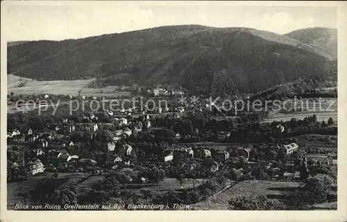 Bad Blankenburg Ruine Greifenstein  Kat. Bad Blankenburg