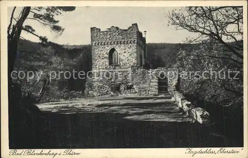 Bad Blankenburg Jagdschloss Eberstein Kat. Bad Blankenburg