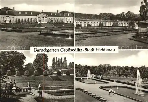 Grosssedlitz Barockgarten Kat. Heidenau
