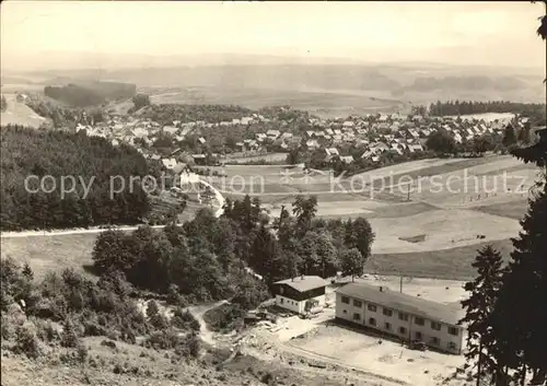 Frankenhain Thueringen Blick vom Eisenberg Kat. Frankenhain Thueringen