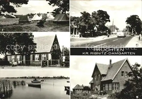 Pruchten Mecklenburg Vorpommern Zeltplatz Postamt Dorfstrasse Kat. Pruchten