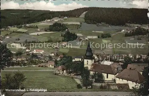 Warmensteinach Kirchenpartie Kat. Warmensteinach Fichtelgebirge