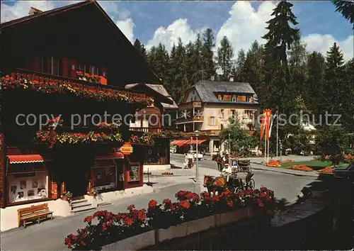 Flims Waldhaus Postplatz Kat. Flims Waldhaus