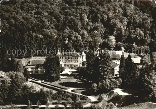 Badenweiler Sanatorium Schloss Hausbaden Fliegeraufnahme Kat. Badenweiler