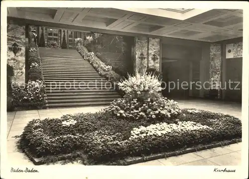 Baden Baden Kurhaus Treppe Kat. Baden Baden