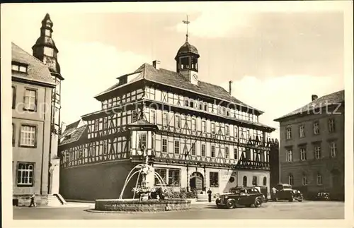 Vacha Historisches Rathaus Brunnen Kat. Vacha