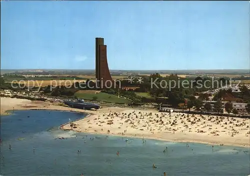 Laboe Ostseebad Marine Ehrenmal Fliegeraufnahme