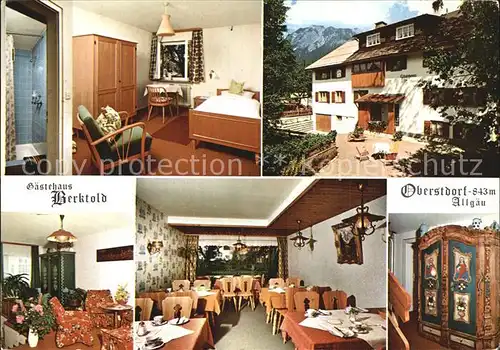 Oberstdorf G?stehaus Berktold Kat. Oberstdorf