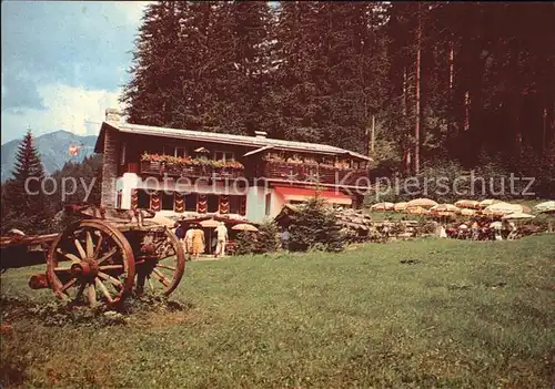 Bad Hofgastein Waldgasthof Angertal Kat. Bad Hofgastein