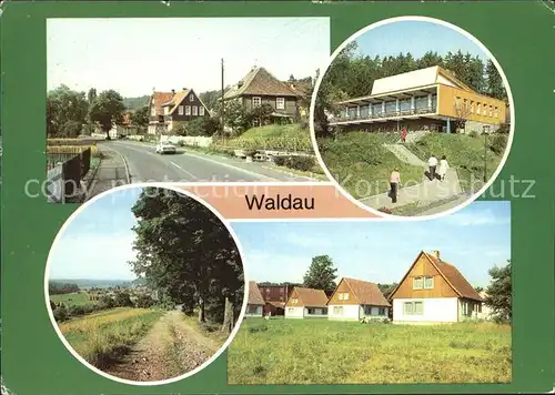 Waldau Hildburghausen Teilansicht FDGB Erholungsheim Bergkristall Bungalows