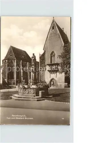 Naumburg Saale Dom Ekkehard Brunnen Kat. Naumburg