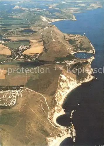 Purbeck Durdle Door Fliegeraufnahme Kat. Purbeck