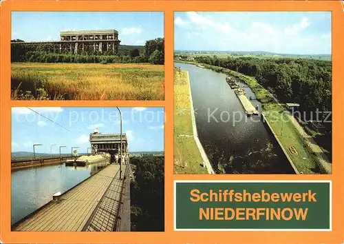 Niederfinow Schiffshebewerk Kat. Niederfinow