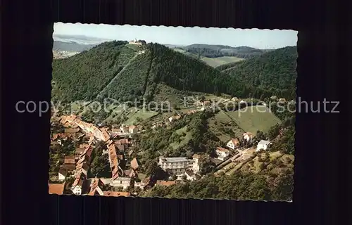 Bad Lauterberg mit Hausberg Fliegeraufnahme Kat. Bad Lauterberg im Harz