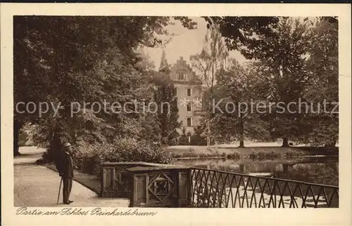 Friedrichroda Partie am Schloss Reinhardsbrunn Kat. Friedrichroda