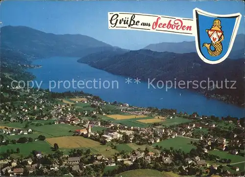 Seeboden Kaernten Fliegeraufnahme Kat. Seeboden Millstaettersee