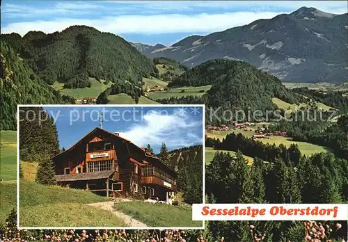 Oberstdorf Alpengasthof Sesselalpe Kat. Oberstdorf